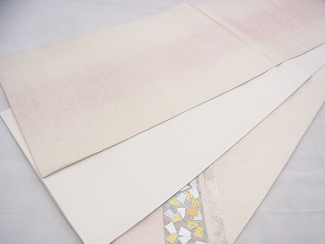 平和屋着物◎西陣 太鼓柄袋帯 箔散らし 金銀彩 逸品 BAAI1607fk