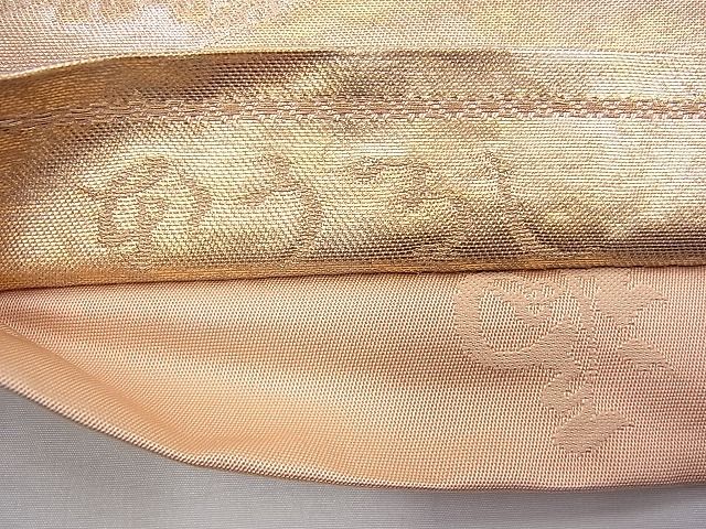 平和屋着物◎六通柄袋帯 本うるし あすか 金糸 引箔 逸品 BAAI1629fk