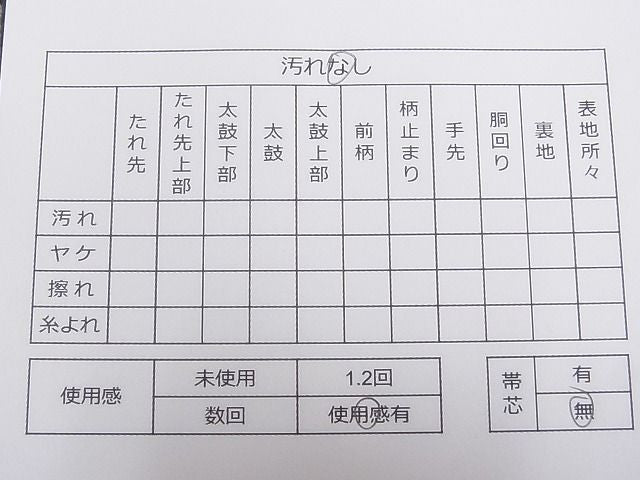 平和屋着物◎太鼓柄袋帯 唐織 地紙花文 金糸 逸品 CAAG8802fb