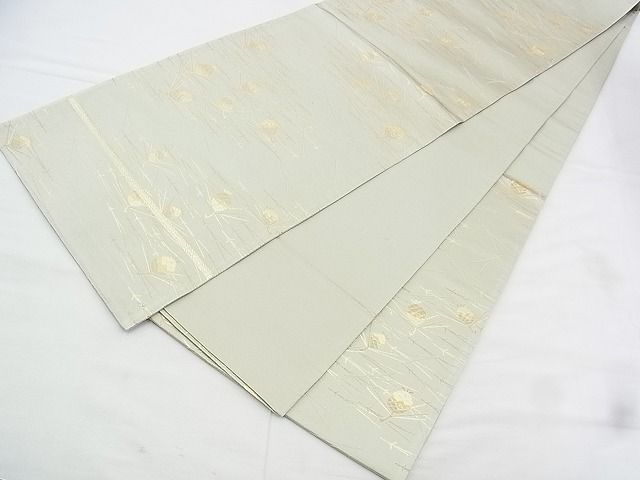 平和屋着物◎六通柄袋帯 溢れ松葉 金糸 逸品 BAAI1025kj