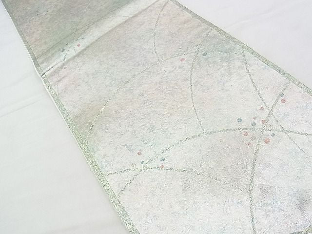 平和屋着物◎六通柄袋帯 纐都 金銀糸 逸品 BAAI1022kj