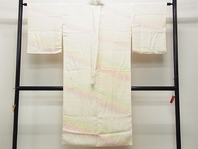 平和屋着物■上質な長襦袢 袷仕立て 紗綾形地紋 暈し染め 逸品 CAAG4688yk