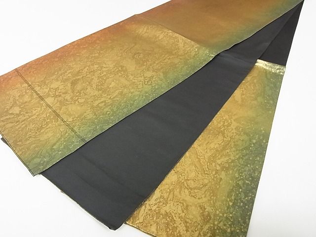 平和屋着物◎六通柄袋帯 霞文 引箔 逸品 DAAG5742tw