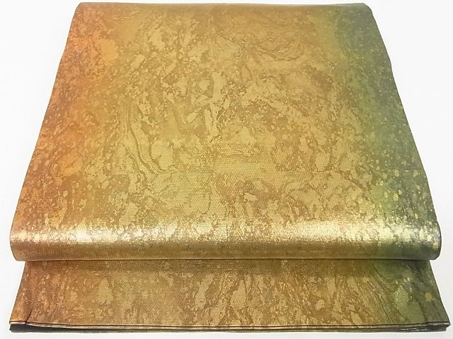 平和屋着物◎六通柄袋帯 霞文 引箔 逸品 DAAG5742tw