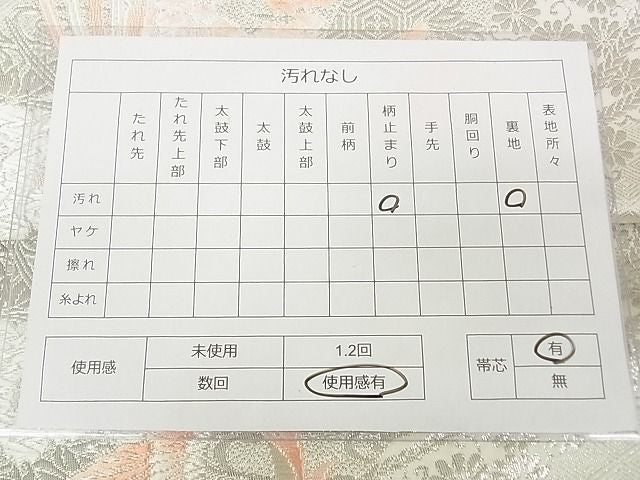 平和屋着物◎六通柄 本袋帯 唐織 鳳凰花車絵巻 銀糸 逸品 DAAG5774tw