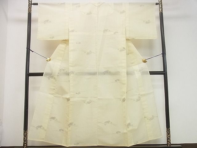 平和屋着物□夏物 小紋 源氏車文 洗える着物 DAAH2095ud