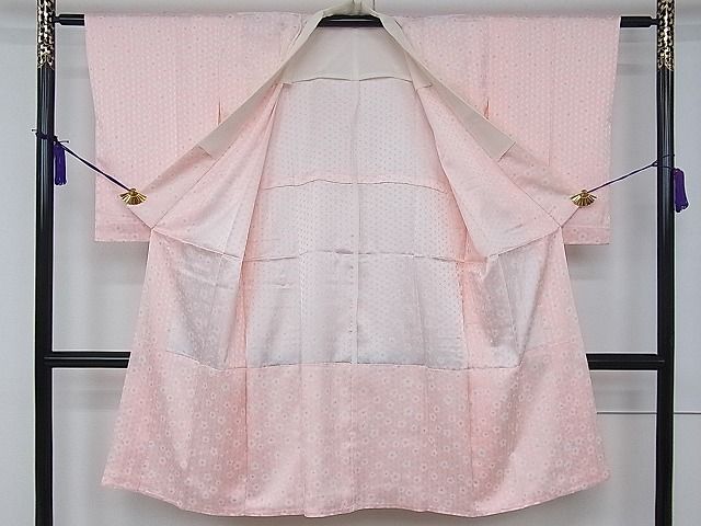 平和屋着物■長襦袢 舞花文 洗える着物 CAAE7334in