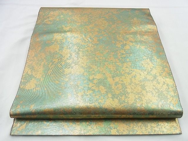 平和屋着物◎六通柄袋帯 うるし 金彩 引箔 逸品 BAAI4445jm