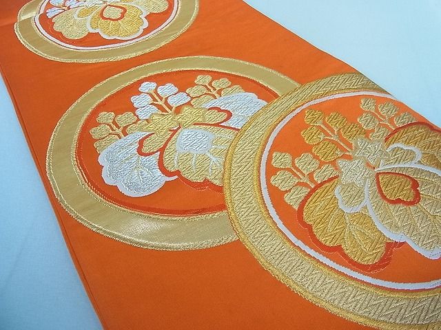 平和屋着物◎六通柄袋帯 霧丸文 金銀糸 逸品 DAAH4026cf