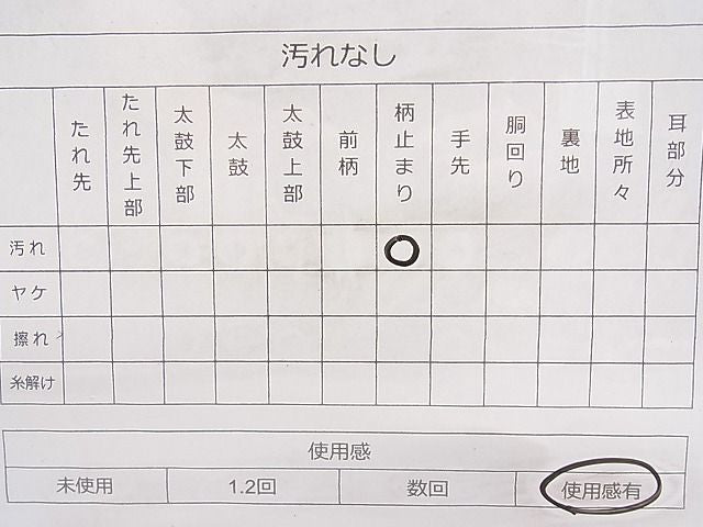 平和屋着物◎六通柄袋帯 唐織 扇面有職花文 金銀糸 逸品 BAAI1203sa