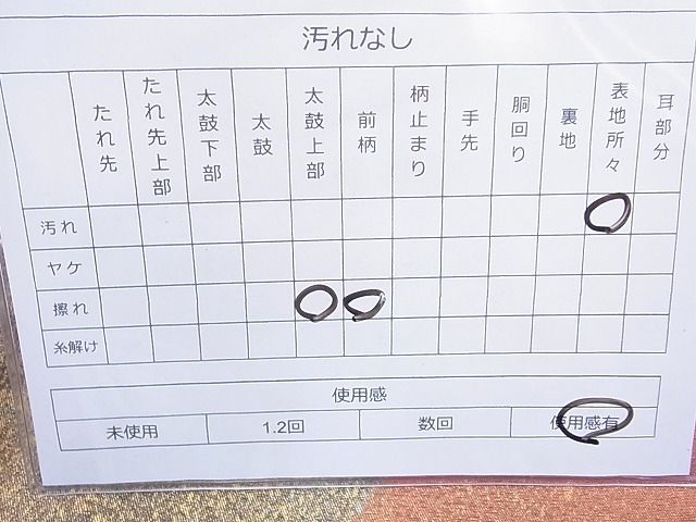 平和屋着物◎六通柄袋帯 箔散らし 金彩 引箔 逸品 BAAH6167cm