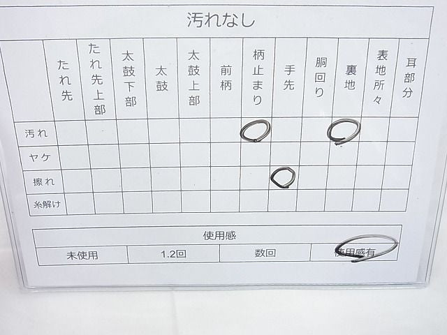 平和屋着物◎六通柄袋帯 唐織 色紙散らし風景文 金糸 逸品 BAAI4078cm