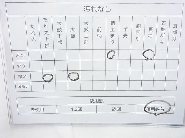 平和屋着物◎佐賀錦 全通柄袋帯 菱吉祥文 金糸 逸品 BAAI4136cm