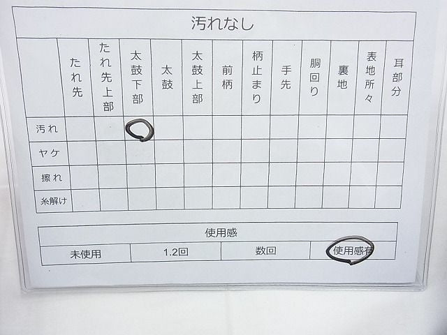 平和屋着物◎佐賀錦 六通柄袋帯 切嵌草花文 金糸 逸品 BAAI4150cm