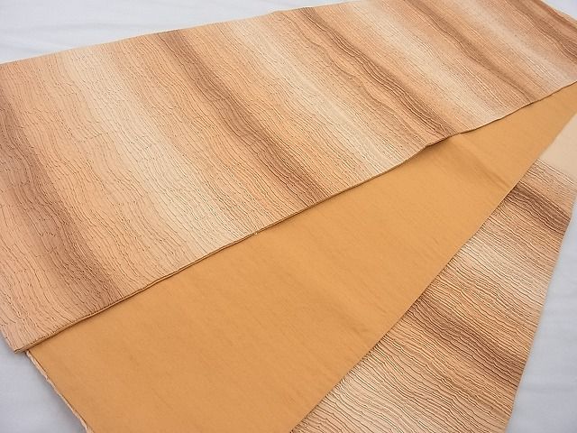 平和屋着物◎六通柄袋帯 ふくれ織り 横段文 逸品 BAAI6251cm