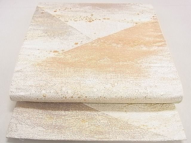平和屋着物◎六通柄袋帯 箔散らし文 金銀糸 逸品 DAAG5850tw