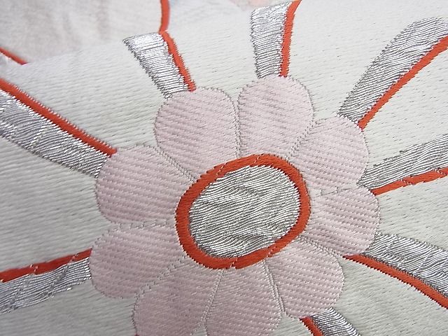 平和屋着物◎六通柄袋帯 唐織 菊花更紗文 金銀糸 逸品 BAAI0679du