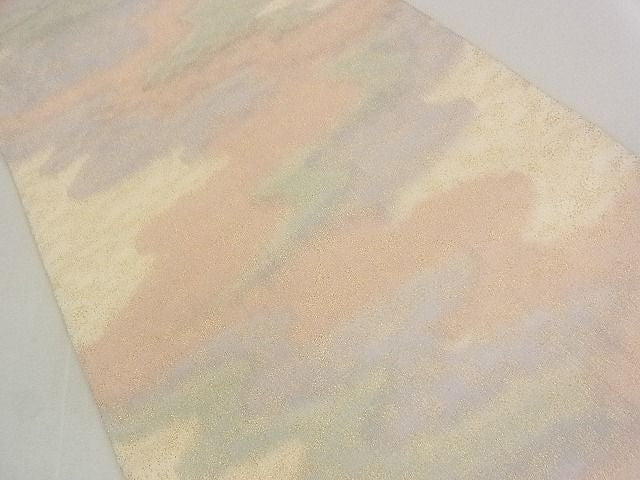 平和屋着物◎砂子綴れ 全通柄袋帯 霞文 金糸 逸品 DAAG5186jm
