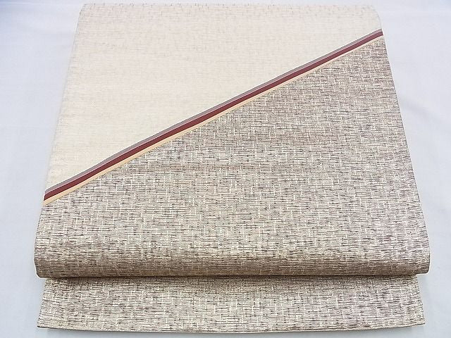 平和屋着物◎太鼓柄袋帯 切嵌 金糸 逸品 BAAH4654th