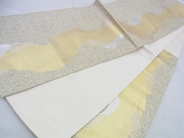 平和屋着物◎六通柄袋帯 道長文様 金銀彩 引箔 逸品 BAAH4652th