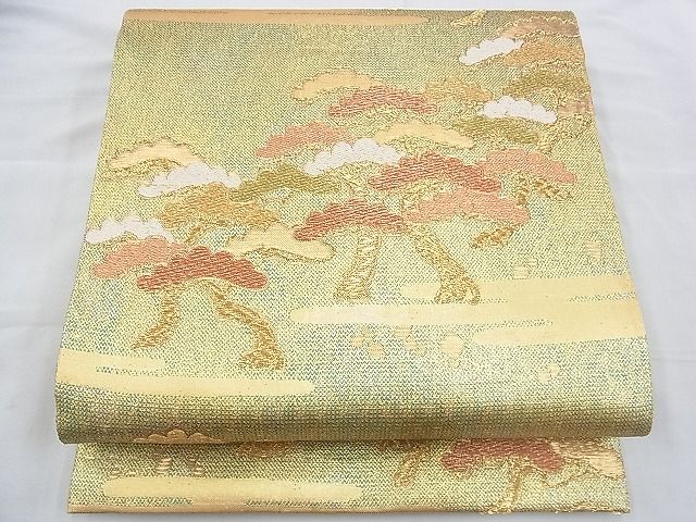平和屋着物◎佐賀錦 六通柄袋帯 浜松 金糸 逸品 BAAH4754th