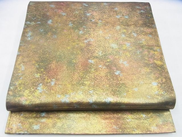 平和屋着物◎六通柄袋帯 むらさき謹製 手織 本引箔 逸品 BAAI2649th