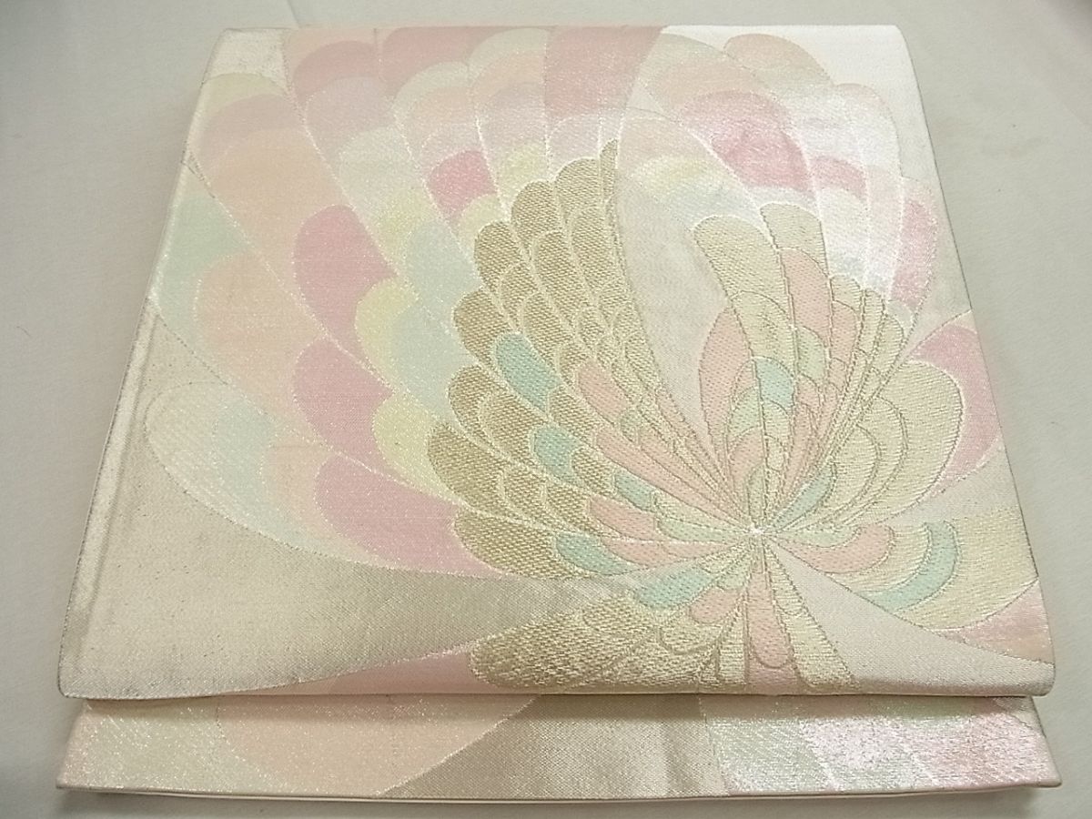 平和屋着物◎六通柄袋帯 唐織 舞花文 金銀糸 逸品 CAAG5342ak