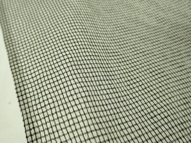 平和屋本店■極上 男性 夏物 明石縮 根啓織物謹製 証紙付き 逸品 DZAA1761kh5