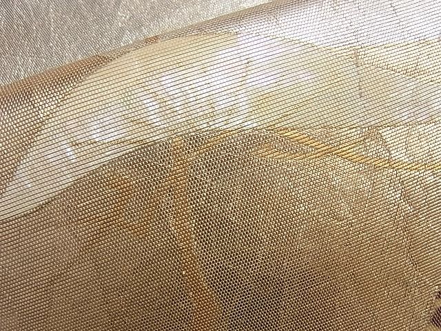 平和屋着物■太鼓柄袋帯 螺鈿箔 浜松 金銀彩 逸品 BAAI0798ds
