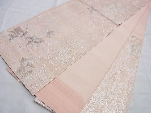 平和屋着物■夏物 六通柄袋帯 秋草文 金銀糸 逸品 BAAI3729du