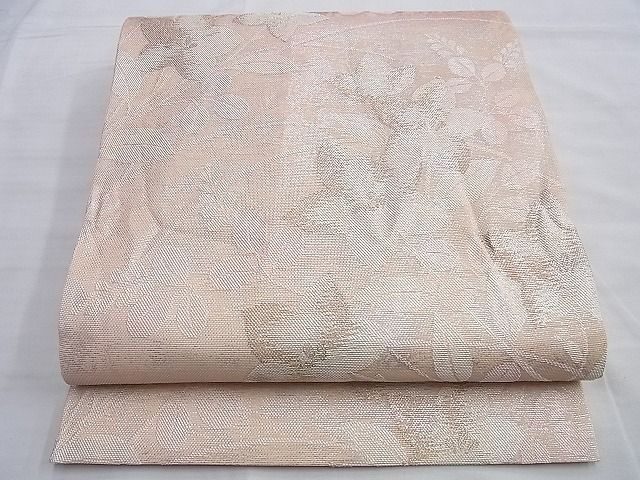 平和屋着物■夏物 六通柄袋帯 秋草文 金銀糸 逸品 BAAI3729du