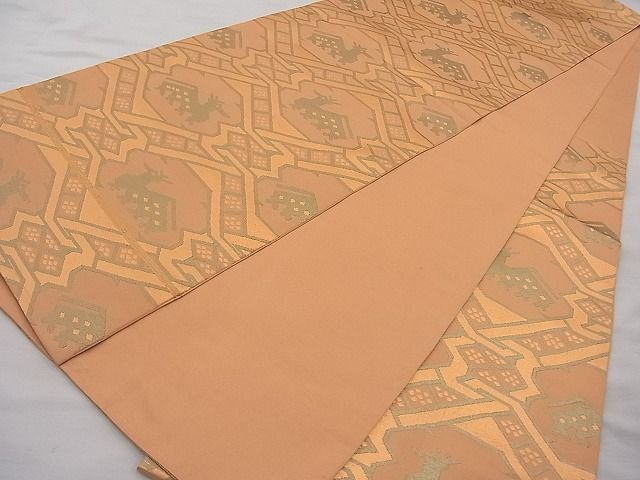 平和屋着物◎六通柄 本袋帯 有栖川 金糸 逸品 BAAI1268sa