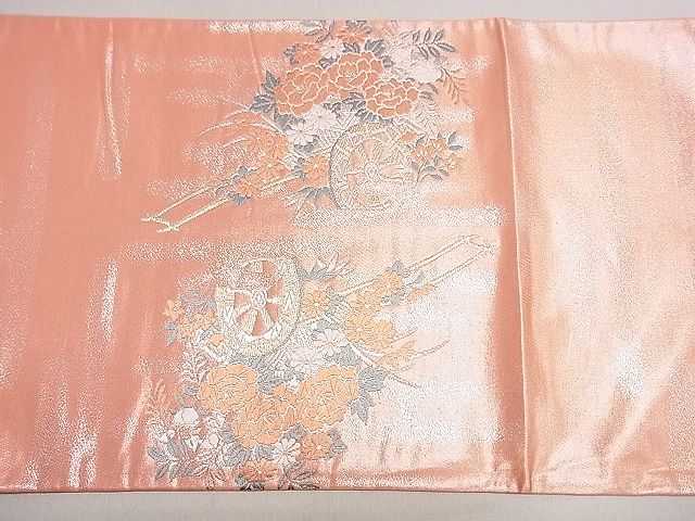 平和屋着物◎太鼓柄袋帯 花車文 金銀糸 逸品 DAAH0279ya