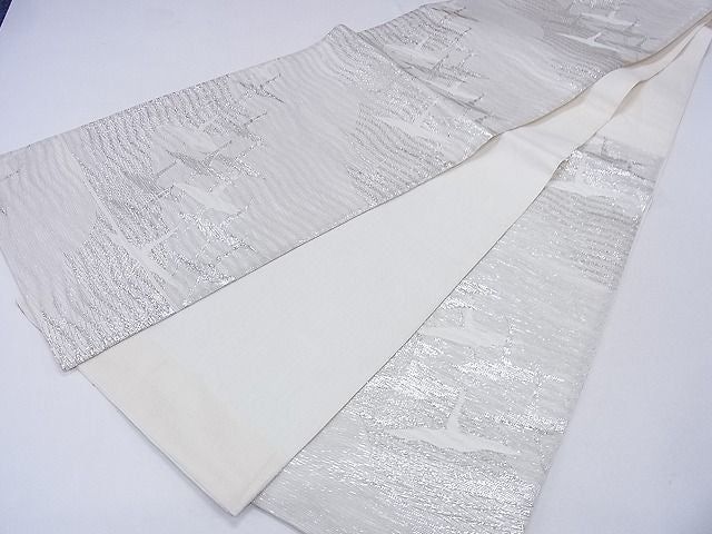 平和屋着物■夏物 六通柄袋帯 飛鶴文 金銀糸 逸品 CAAH4423hy