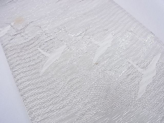 平和屋着物■夏物 六通柄袋帯 飛鶴文 金銀糸 逸品 CAAH4423hy