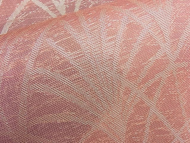 平和屋着物■夏物 六通柄 袋帯 すすき 金糸 逸品 BAAI3779du