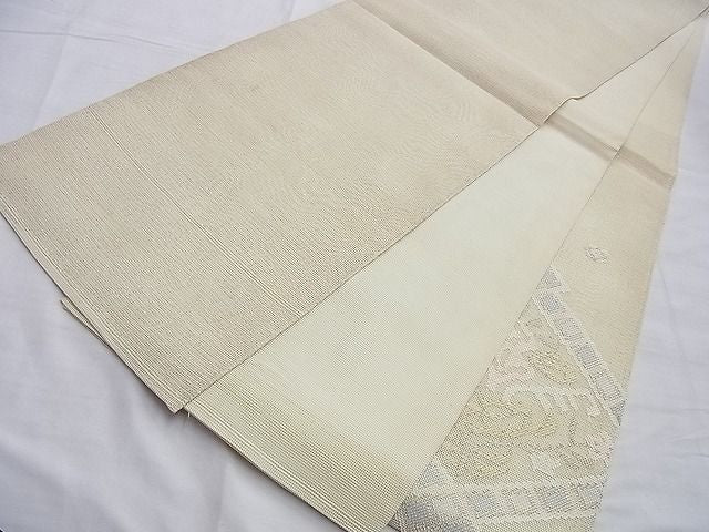 平和屋着物■夏物 太鼓柄袋帯 菱天井花文 金糸 逸品 BAAI9504du