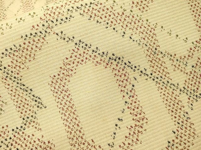 平和屋着物■上質な紬 亀甲文 逸品 DAAG4606fe