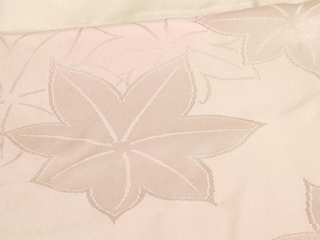 平和屋着物■長襦袢 無双仕立て 楓地紋 暈し染め 広衿仕立て 正絹 逸品 AAAJ8573Aog