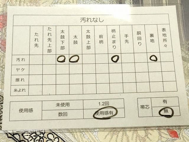 平和屋着物◎六通柄袋帯 唐織 洋花文 銀糸 逸品 DAAH2431ud