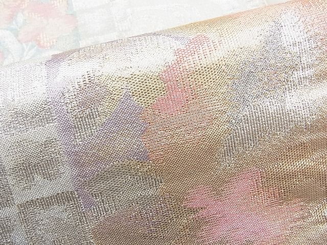 平和屋着物◎六通柄袋帯 光琳水草花文 金銀糸 逸品 BAAI9336sa