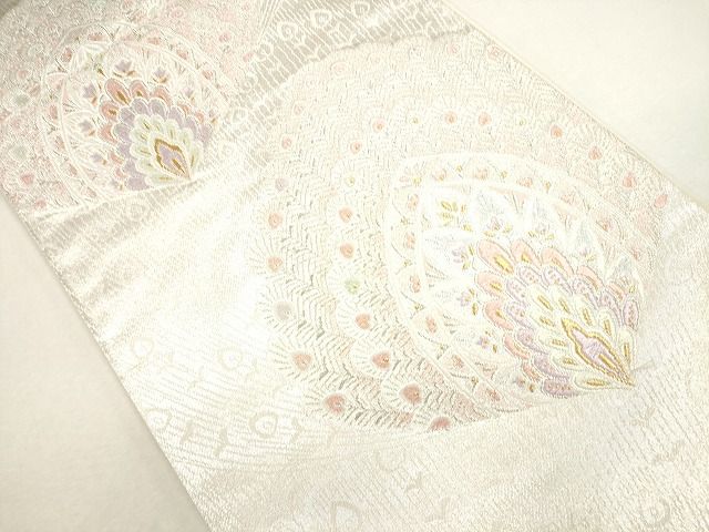 平和屋着物◎六通柄袋帯 唐織 草花文 金銀糸 逸品 CAAG2475eg