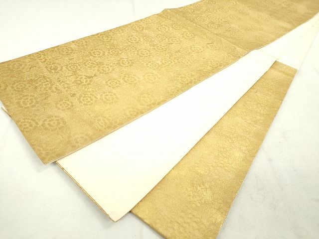 平和屋着物◎六通柄袋帯 舞花文 金彩 逸品 DAAH9555tw