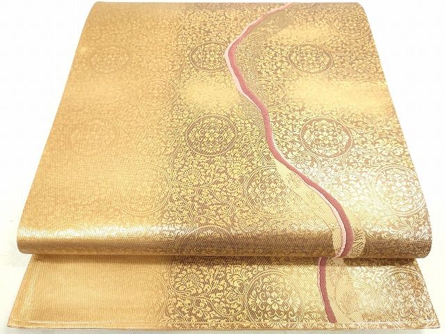 平和屋着物◎六通柄袋帯 三十六歌仙 金彩 引箔 逸品 DAAH9630tw