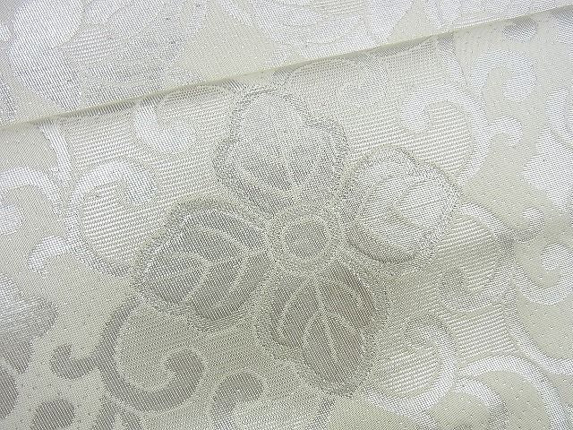 平和屋着物◎六通柄袋帯 宝相華 銀糸 逸品 BAAI5995jm