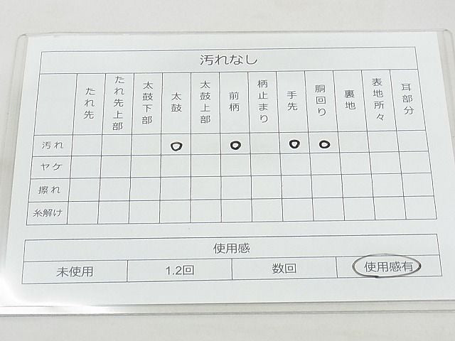 平和屋着物◎太鼓柄袋帯 唐織 吉祥文 金糸 逸品 BAAI5776qt