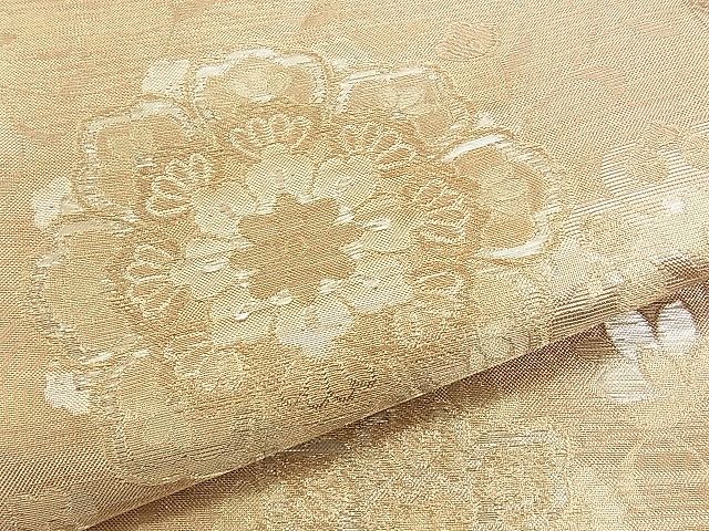 平和屋着物◎佐賀錦 六通柄袋帯 宝相華 金糸 逸品 BAAJ0418qt