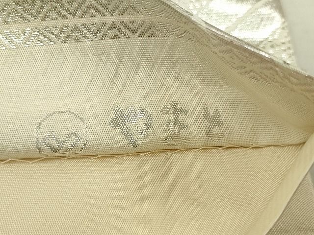 平和屋着物◎六通柄袋帯 格天井文様 金糸 やまと誂製 逸品 CAAE7416in