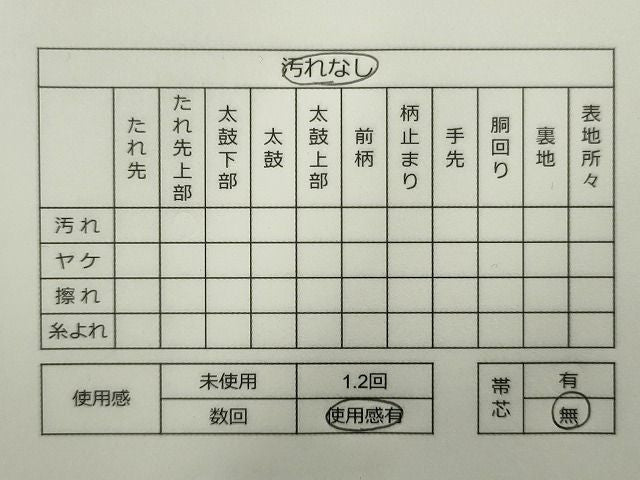 平和屋着物◎六通柄袋帯 花鳥文 金糸 逸品 CAAE7481in