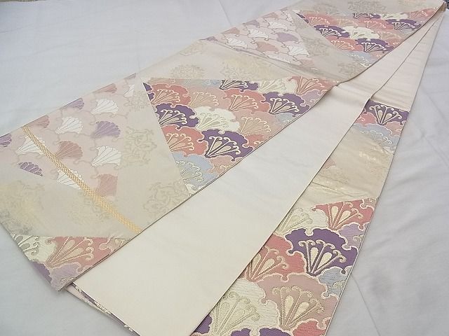 平和屋着物◎六通柄袋帯 唐織 上品錦 金糸 逸品 BAAJ1006if